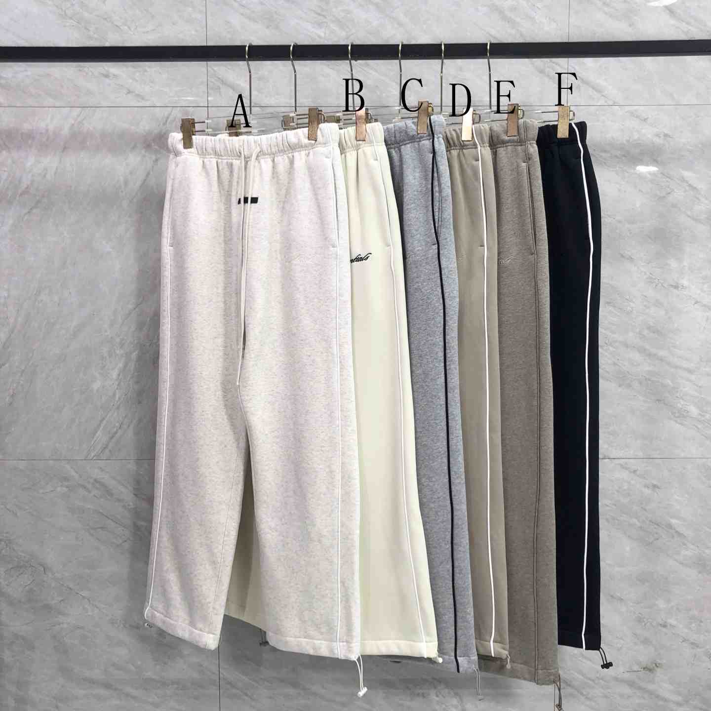 Fear of God Essentials Stripe-detail Sweatpants - EUR FASHION