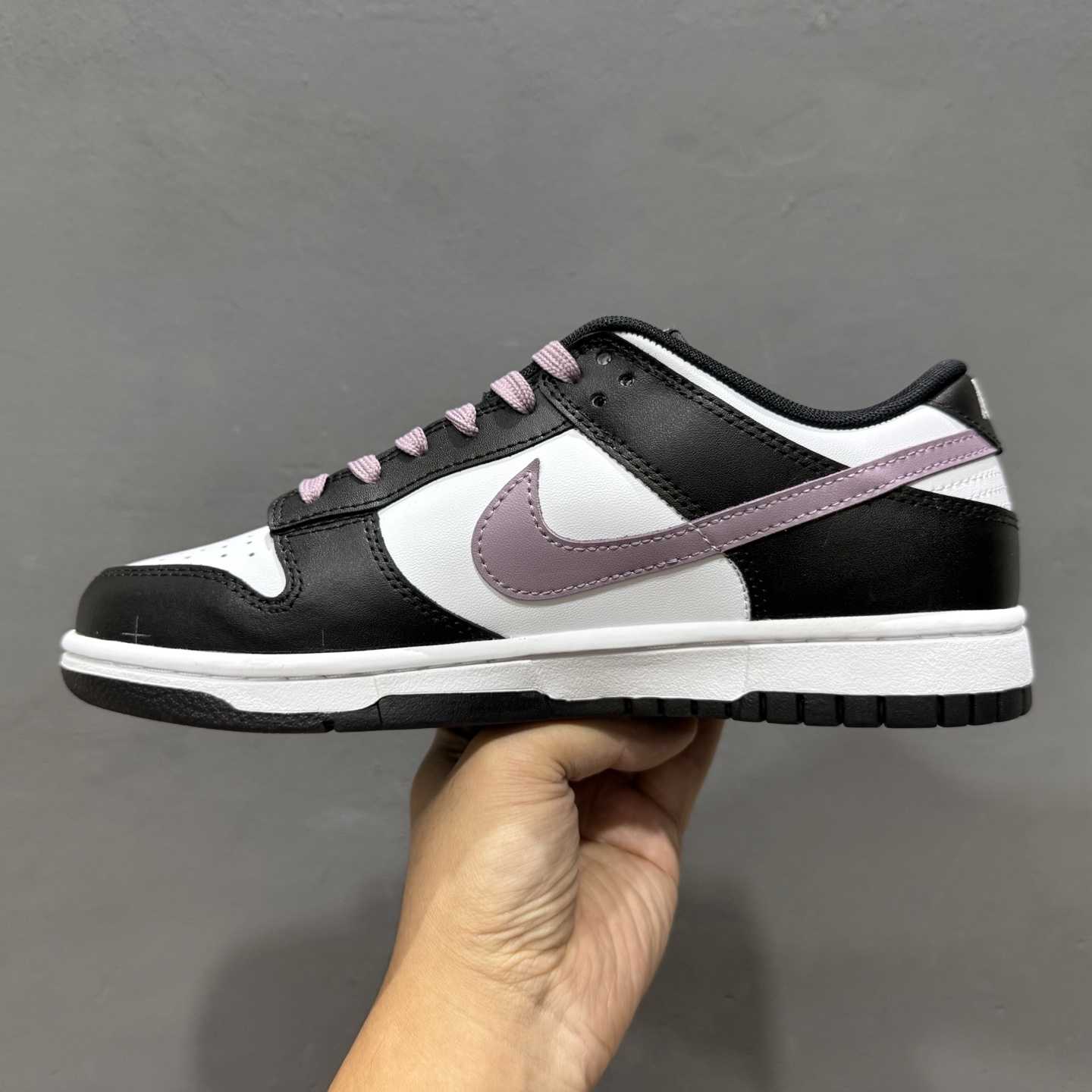 Nike SB Dunk Low Black/White with Purple Swoosh Casual Skate Shoes DD1391-100 - EUR FASHION