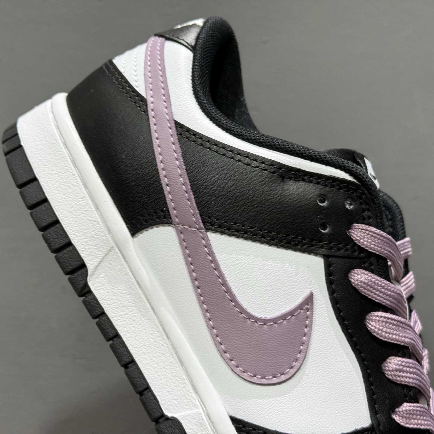 Nike SB Dunk Low Black/White with Purple Swoosh Casual Skate Shoes DD1391-100 - EUR FASHION