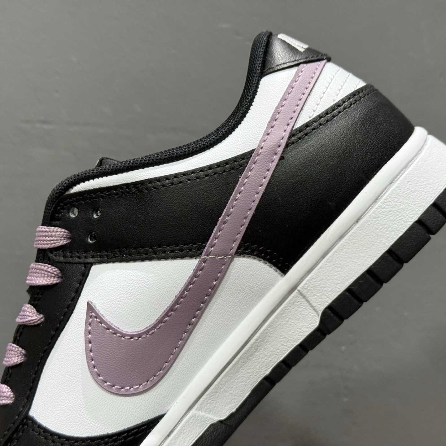 Nike SB Dunk Low Black/White with Purple Swoosh Casual Skate Shoes DD1391-100 - EUR FASHION