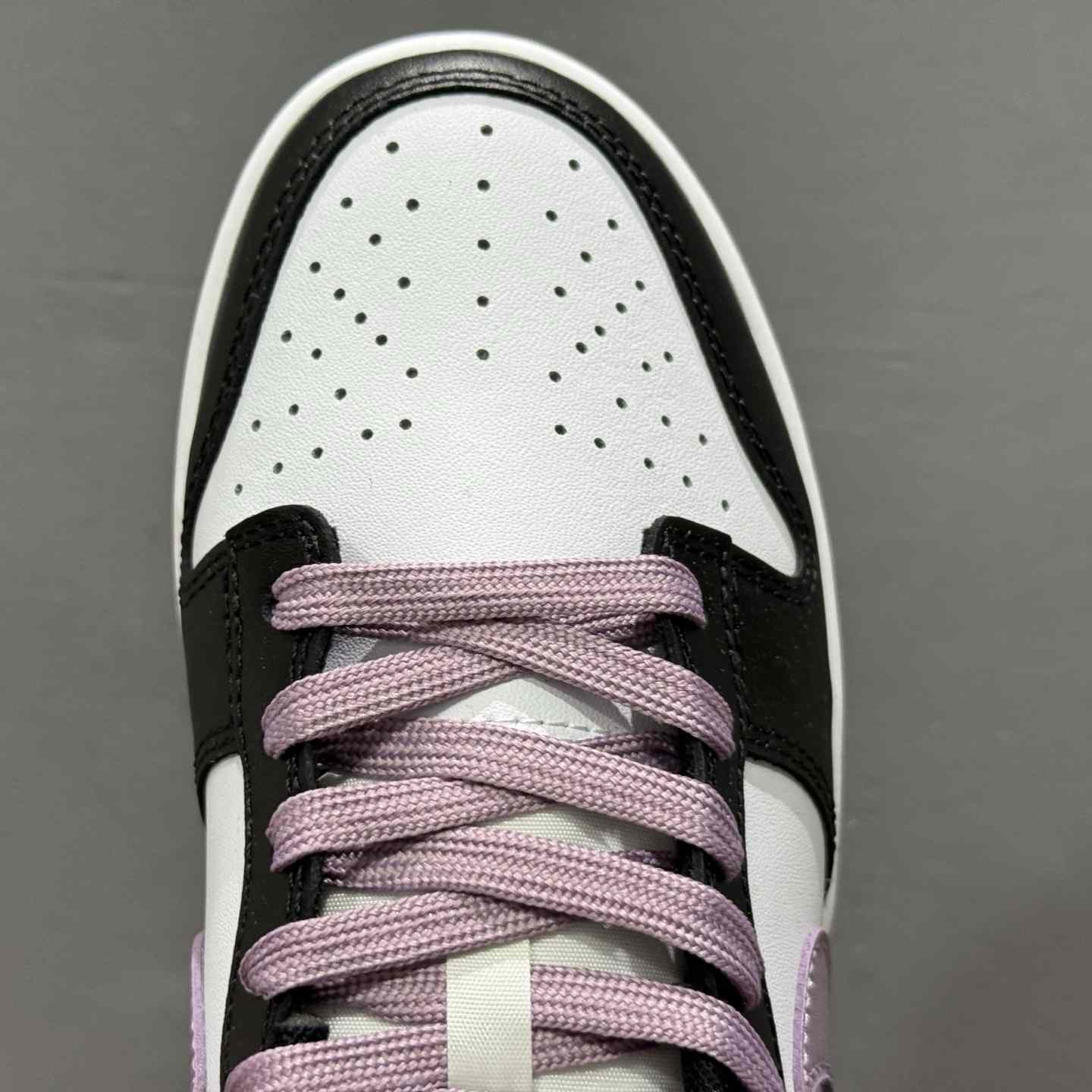 Nike SB Dunk Low Black/White with Purple Swoosh Casual Skate Shoes DD1391-100 - EUR FASHION