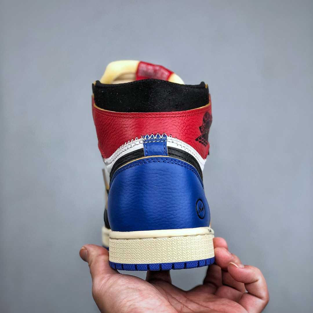 Union LA x Fragment Design x Air Jordan 1 High OG “Black White Blue” IO7847-002 - EUR FASHION