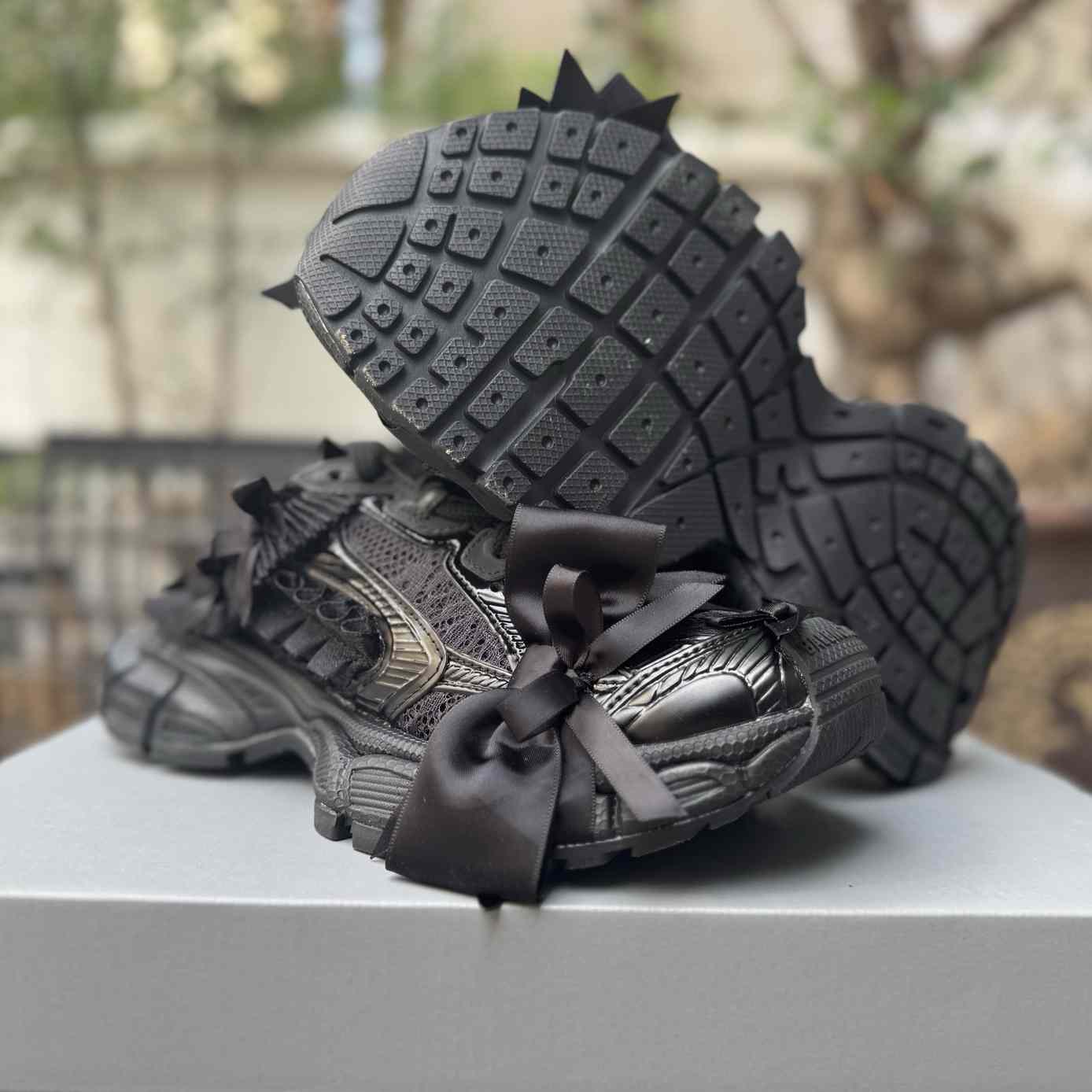 Balenciaga 3XL Mule “Black” Distressed Closed-Toe Half Slip-On Sneaker  - EUR FASHION