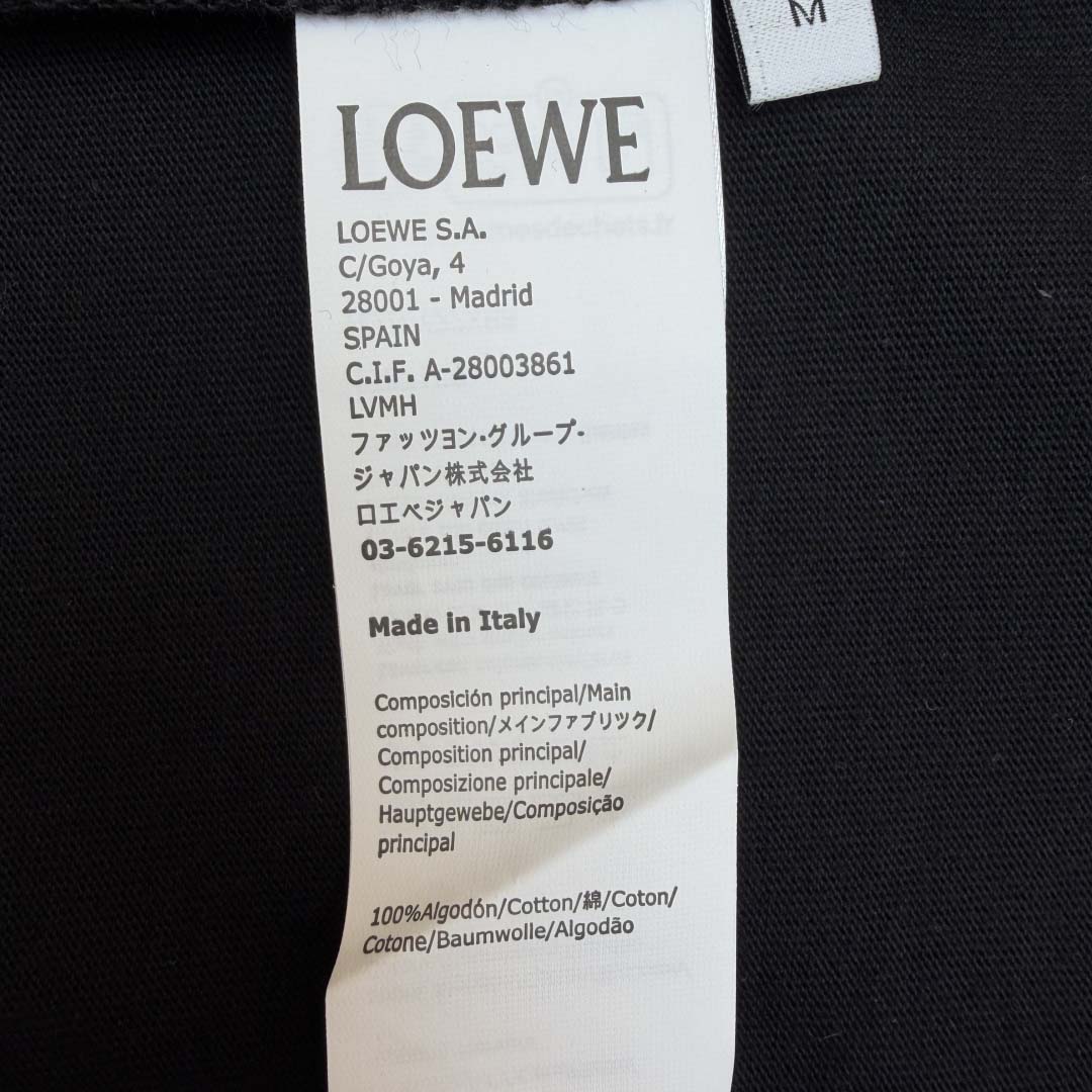 Loewe Loose fit T-shirt In Cotton - EUR FASHION