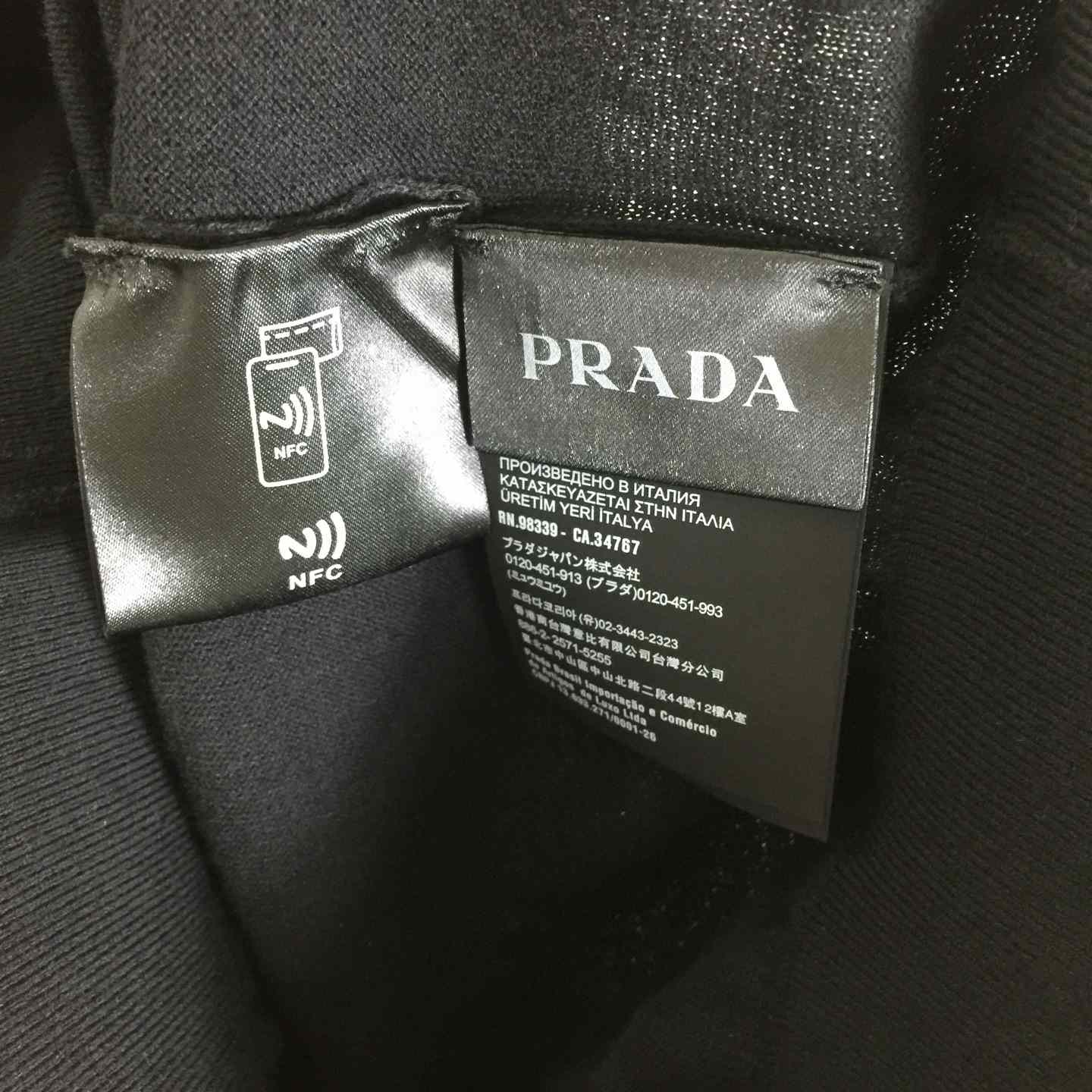 Prada Black Wool Turtleneck - EUR FASHION
