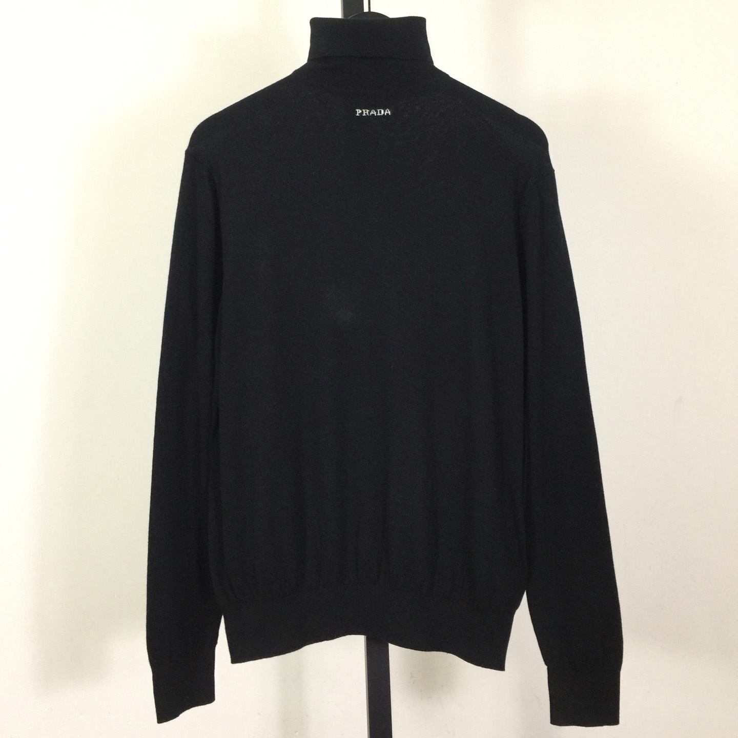Prada Black Wool Turtleneck - EUR FASHION