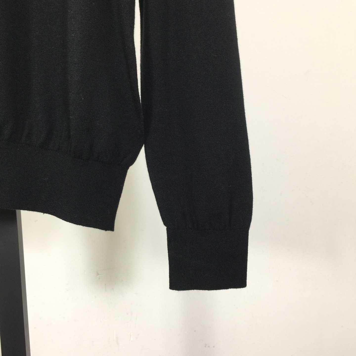 Prada Black Wool Turtleneck - EUR FASHION