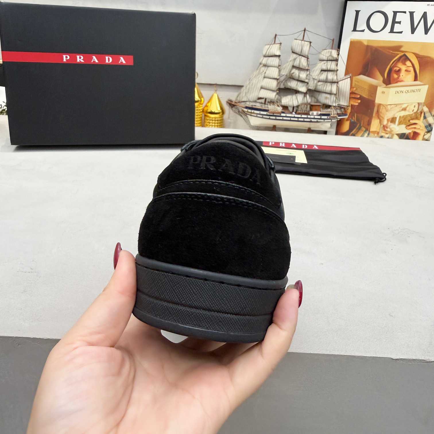 Prada Downtown Re-Nylon And Suede Sneakers - EUR FASHION