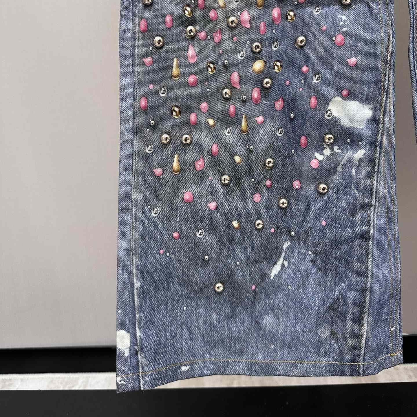 Acne Studios Loose Fit Denim Trousers - EUR FASHION