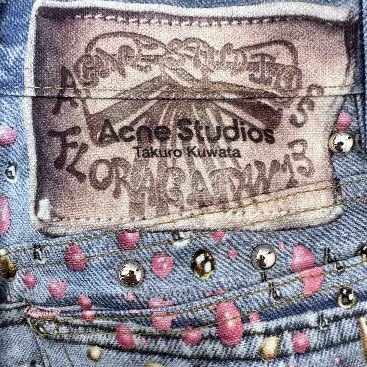 Acne Studios Loose Fit Denim Trousers - EUR FASHION