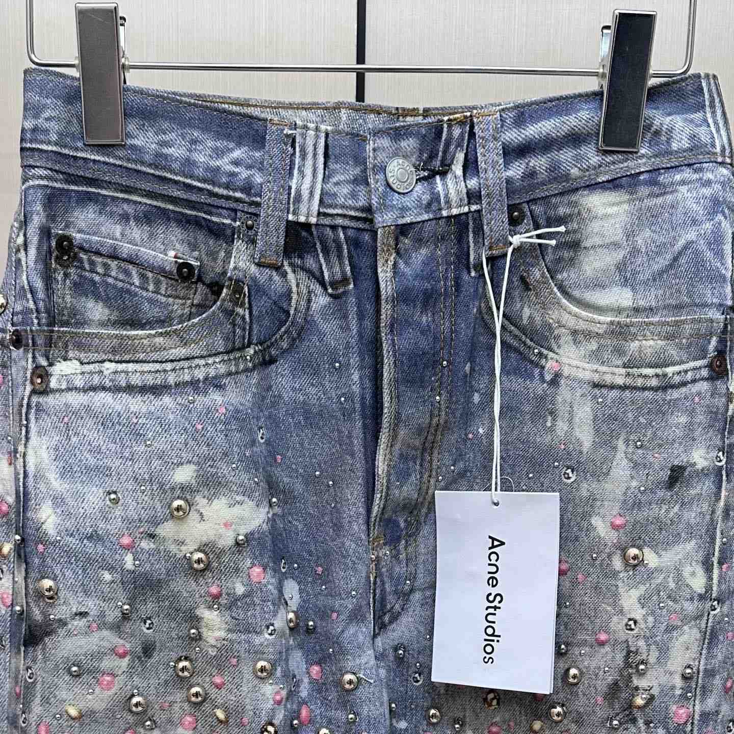 Acne Studios Loose Fit Denim Trousers - EUR FASHION