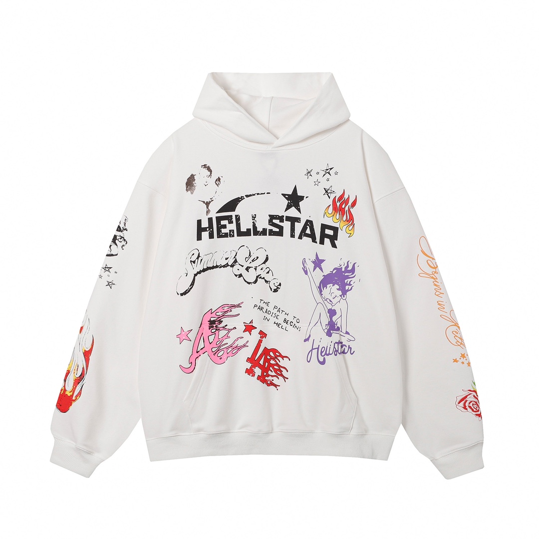 Hellstar Graphic Hoodie - EUR FASHION