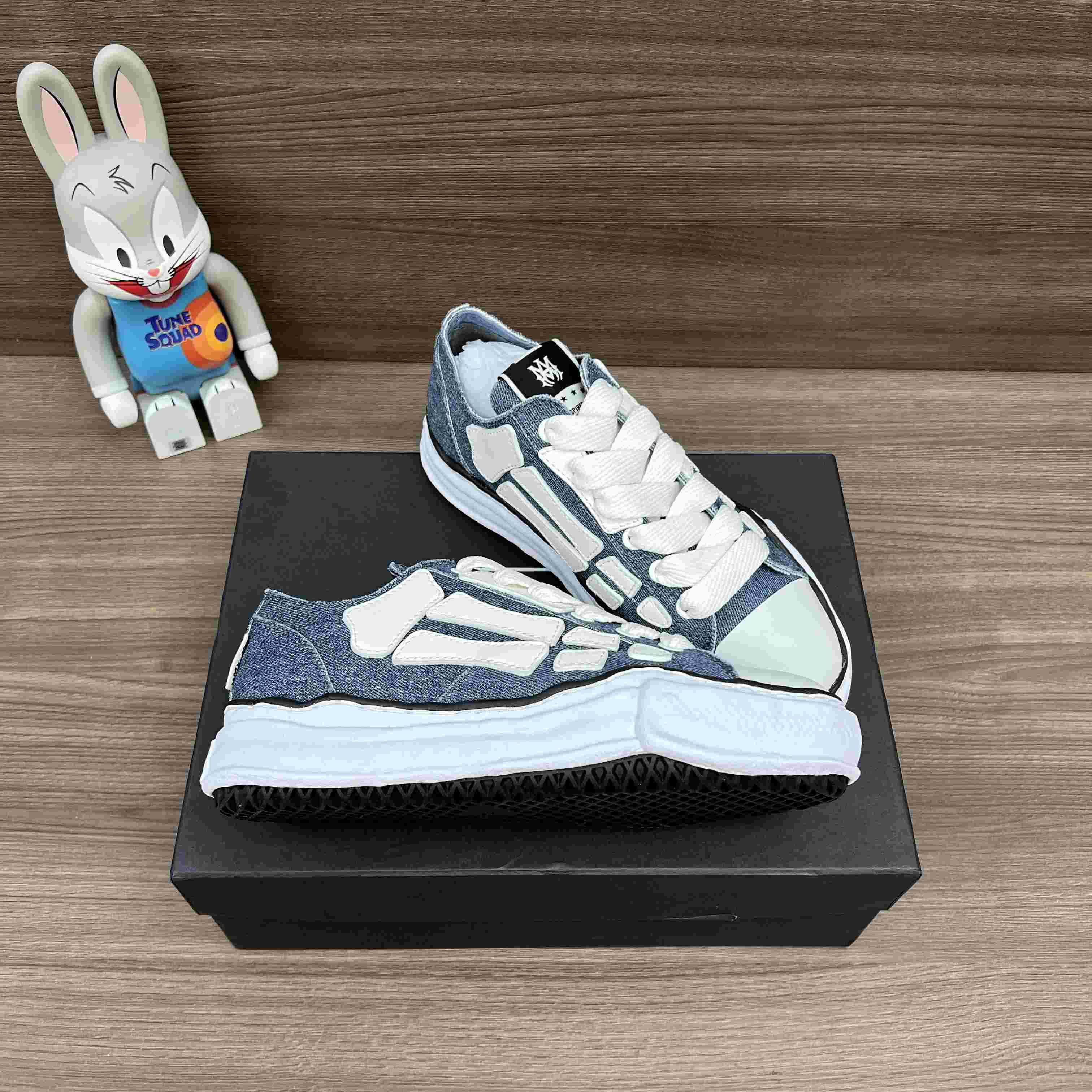 Maison Mihara Yasuhiro x Amiri Skel-Top Low Sneakers - EUR FASHION