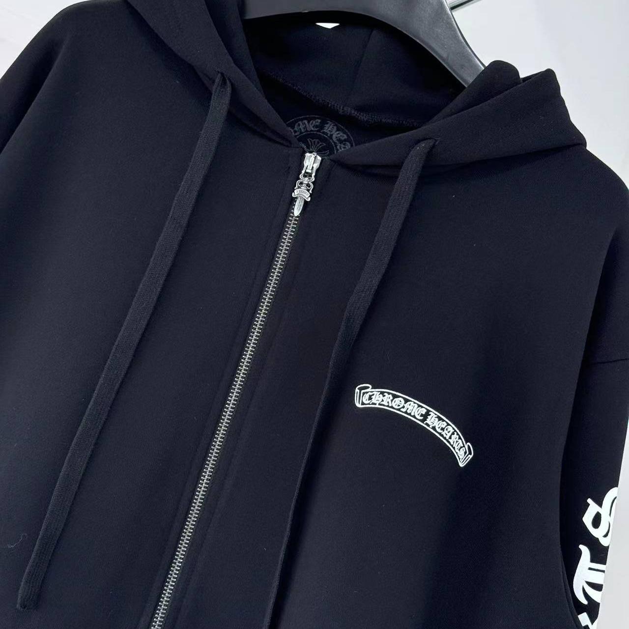 Chrome Hearts Zip Up Hoodie - EUR FASHION