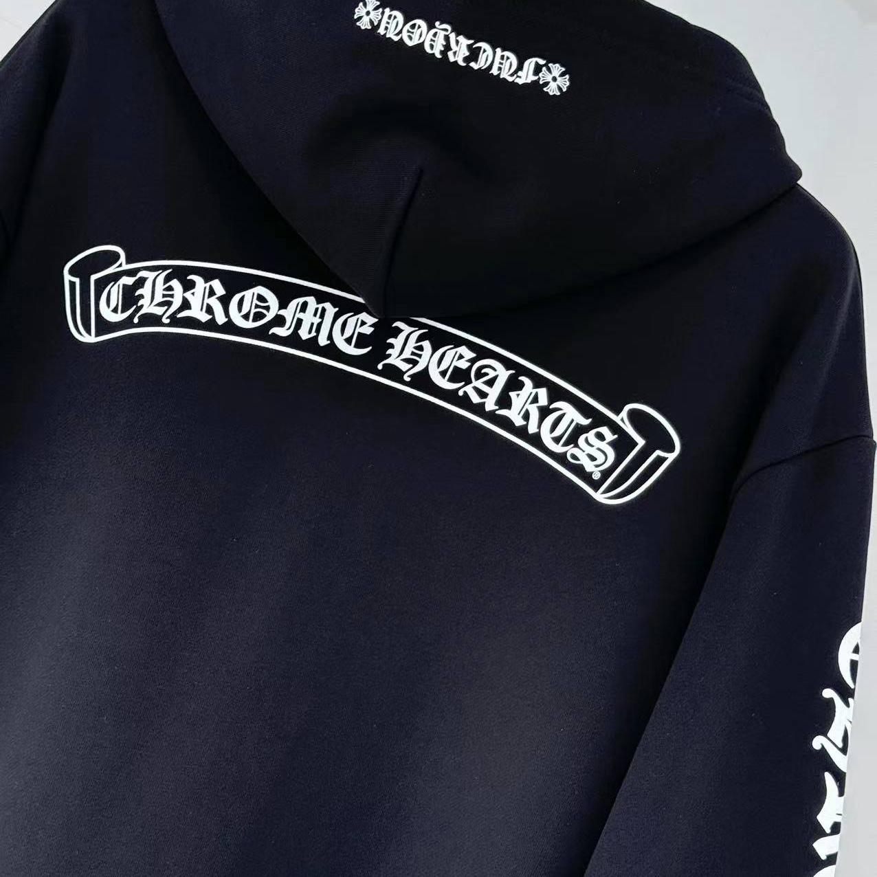 Chrome Hearts Zip Up Hoodie - EUR FASHION