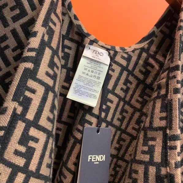 Fendi FF monogram poncho - EUR FASHION