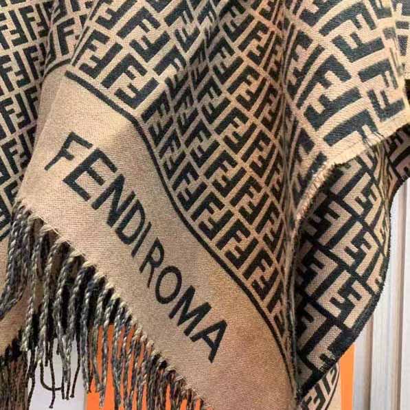 Fendi FF monogram poncho - EUR FASHION