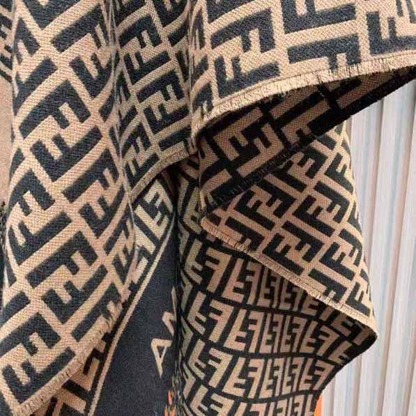 Fendi FF monogram poncho - EUR FASHION