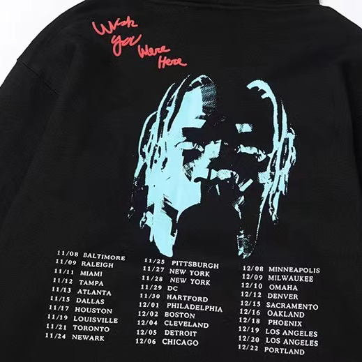 Travis Scott Astroworld Tour Launch Hoodie In Black - EUR FASHION