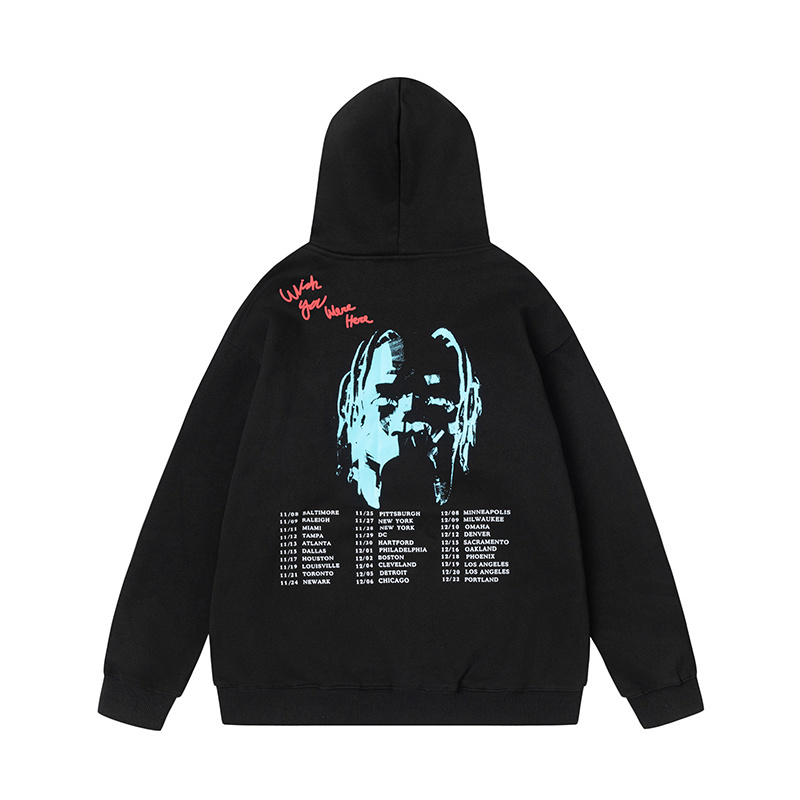 Travis Scott Astroworld Tour Launch Hoodie In Black - EUR FASHION