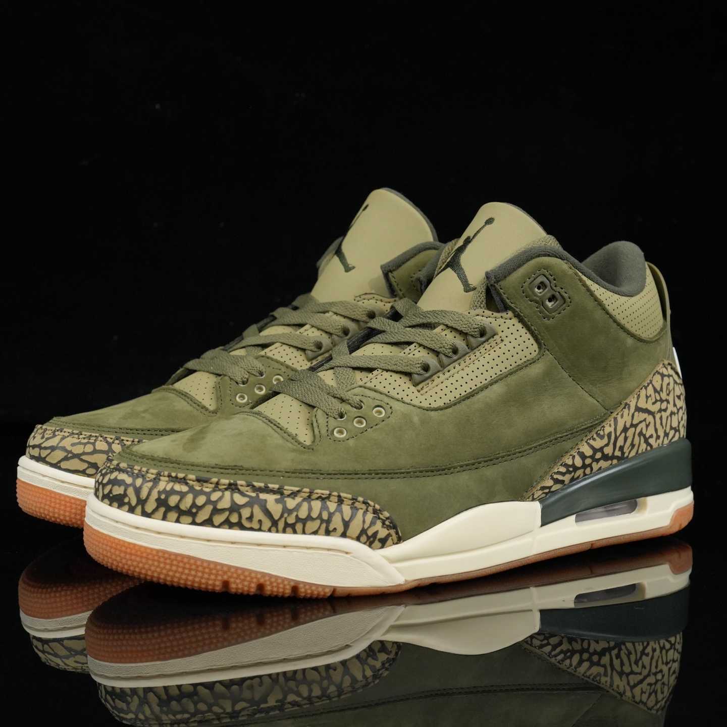 Air Jordan 3 “Medium Olive” Retro Lifestyle Sneakers DN3707-202 - EUR FASHION