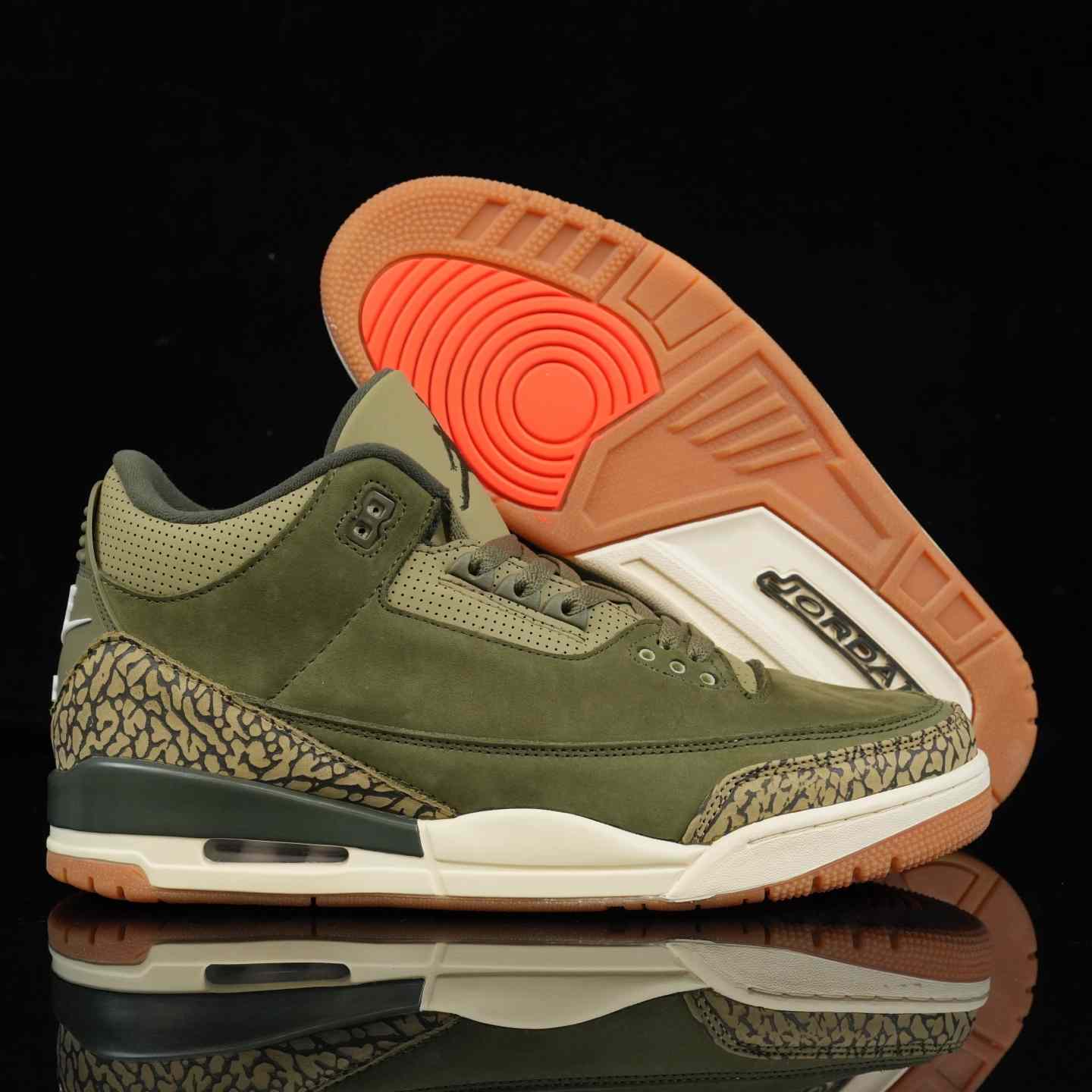 Air Jordan 3 “Medium Olive” Retro Lifestyle Sneakers DN3707-202 - EUR FASHION
