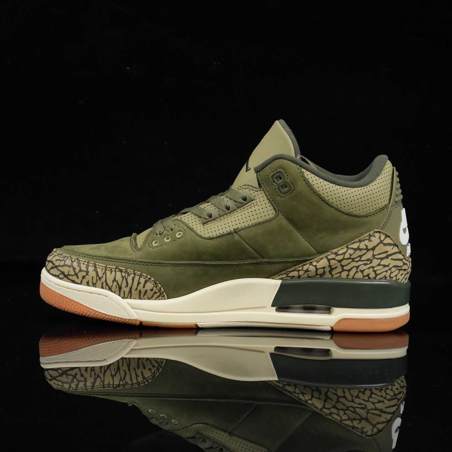 Air Jordan 3 “Medium Olive” Retro Lifestyle Sneakers DN3707-202 - EUR FASHION