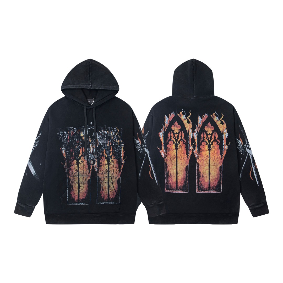 Who Decides War Hooded Pullover - EUR FASHION