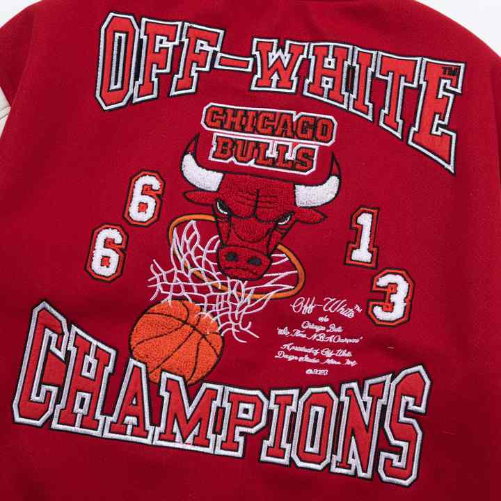 Off-White™ c/o Chicago Bulls Red Varsity - EUR FASHION