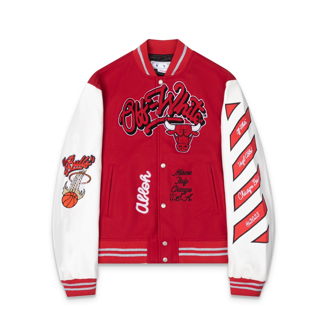 Off-White™ c/o Chicago Bulls Red Varsity - EUR FASHION