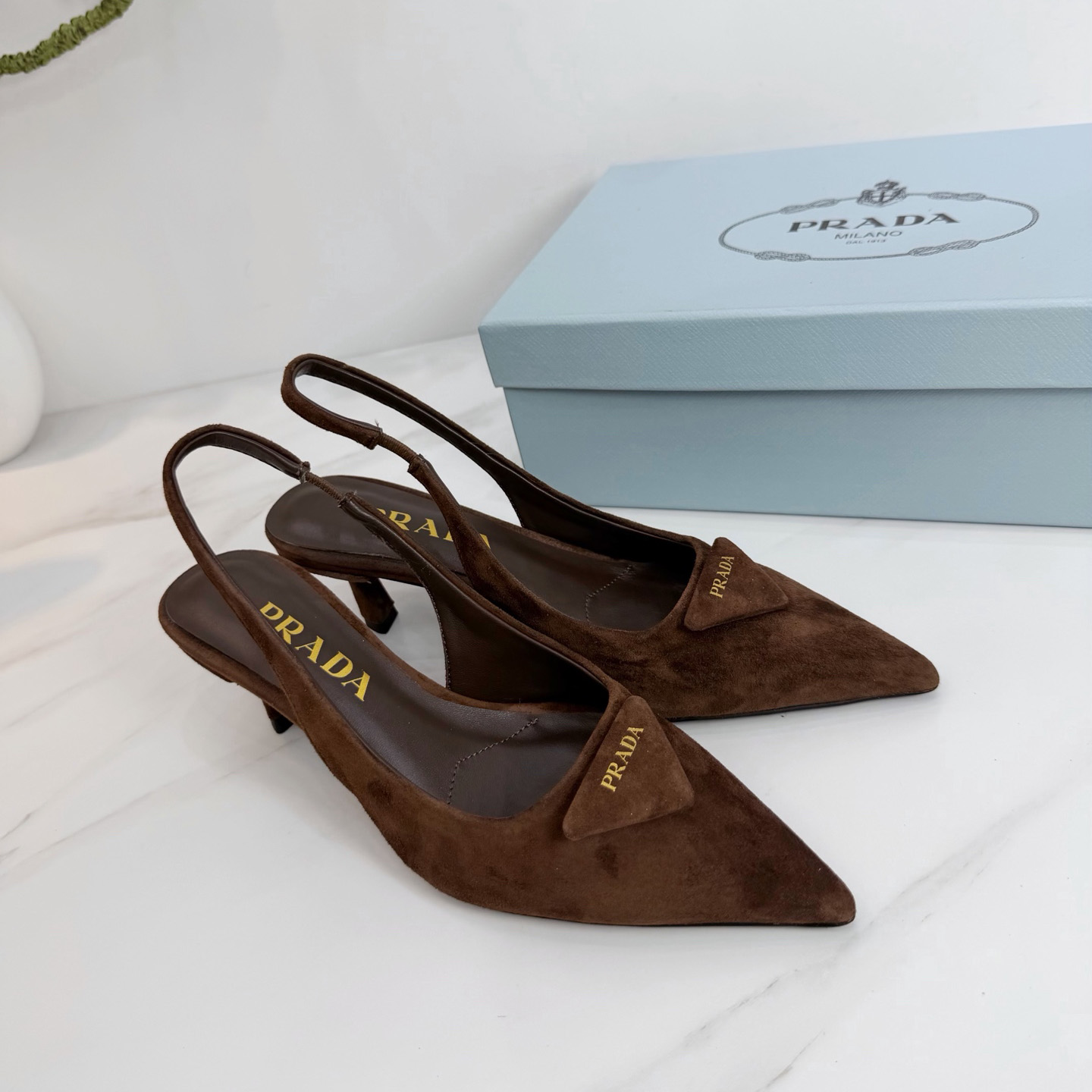 Prada Suede Pumps  5.5cm - EUR FASHION