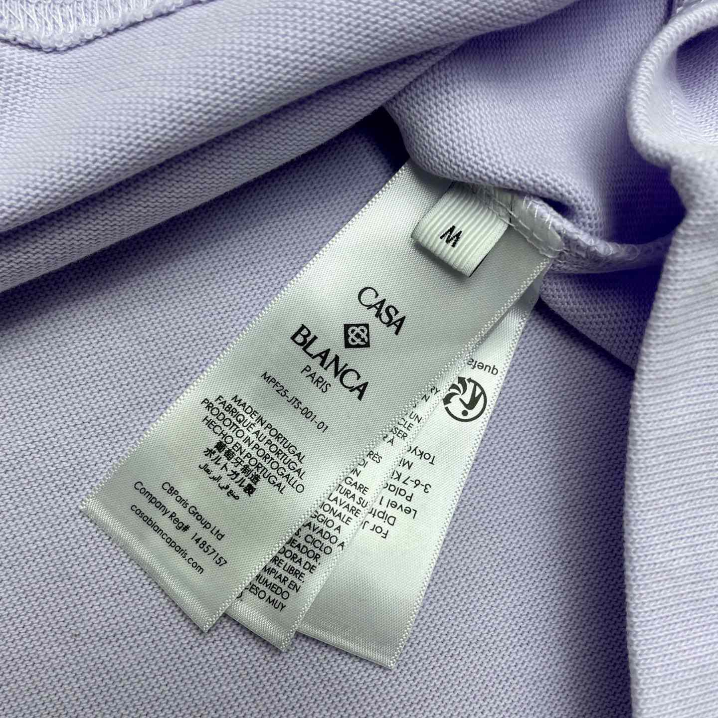 Casablanca Logo-patch Cotton T-shirt   C1089 - EUR FASHION