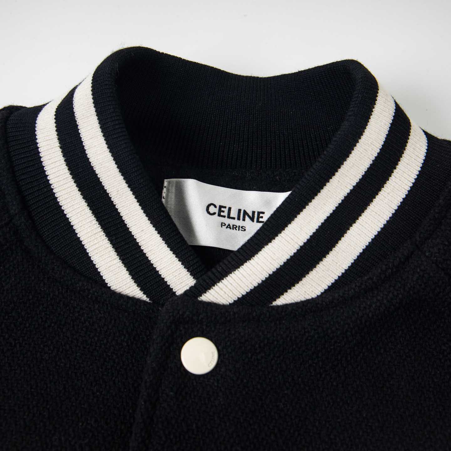 Celine Classic Teddy Jacket In Textured Wool - EUR FASHION