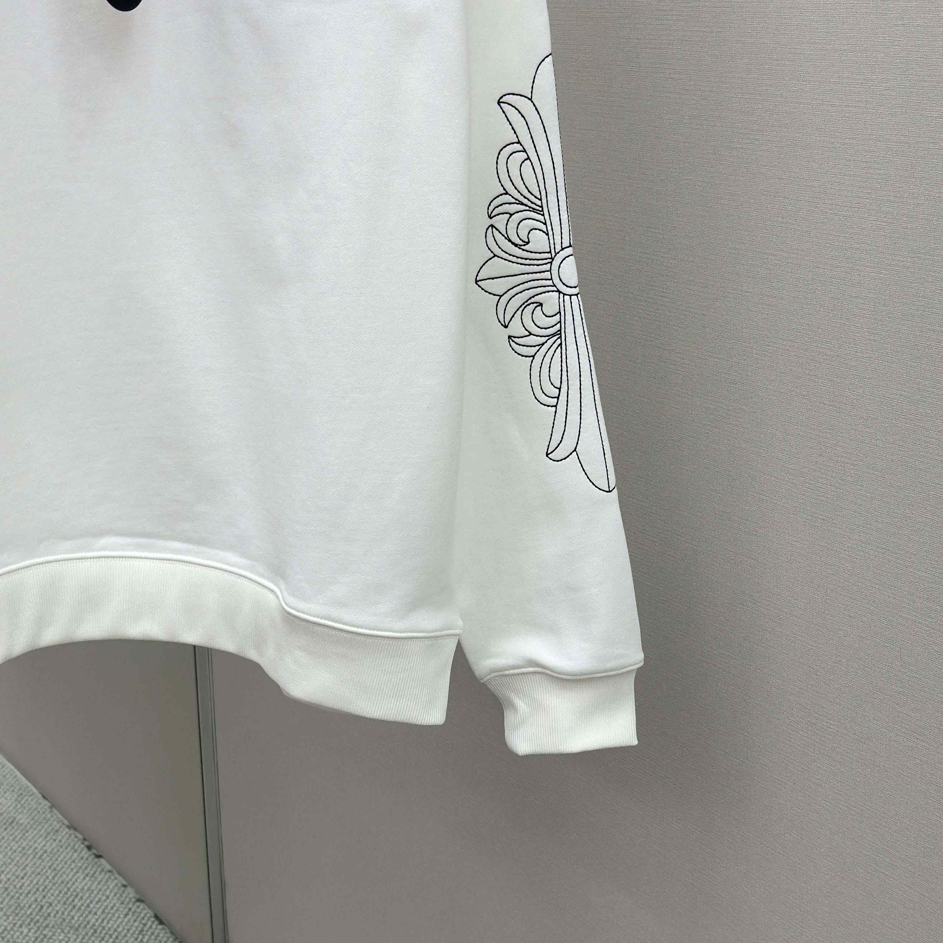 Chrome Hearts Half-zip Sweatshirt - EUR FASHION