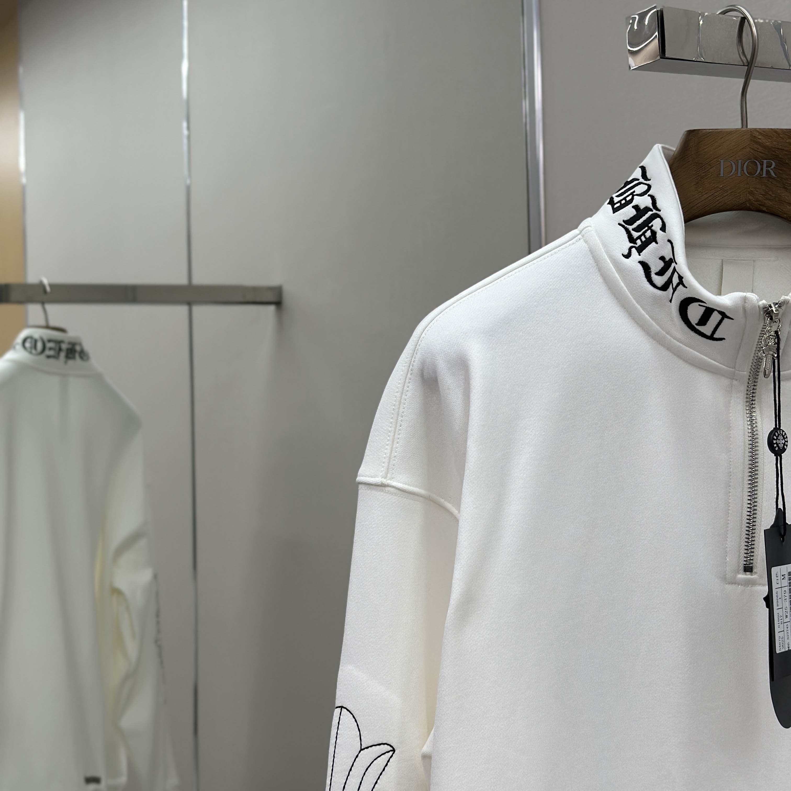 Chrome Hearts Half-zip Sweatshirt - EUR FASHION