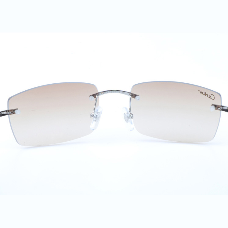 Cartier CT_3524012 Shell Mix White Buffalo Sunglasses In Silver Brown - EUR FASHION