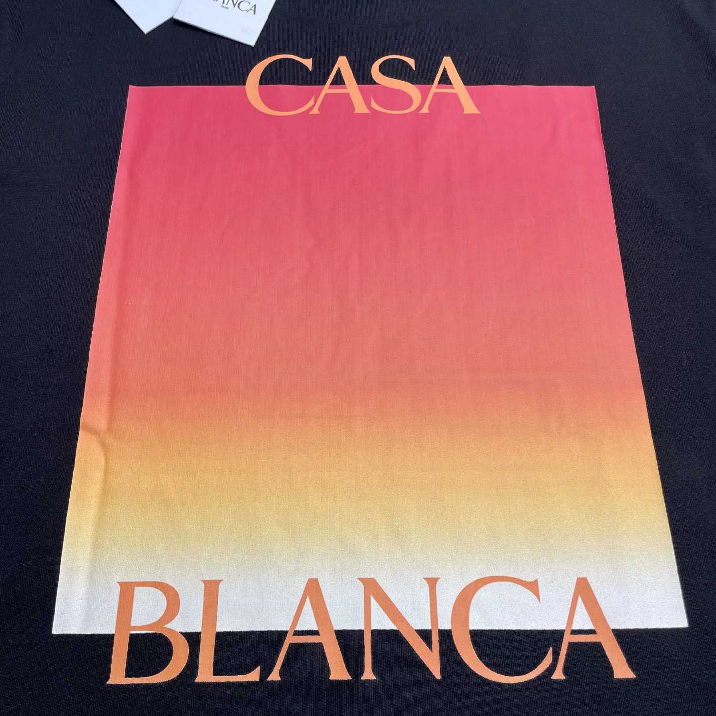 Casablanca Gradient Square Short Sleeve T-Shirt   C1101 - EUR FASHION