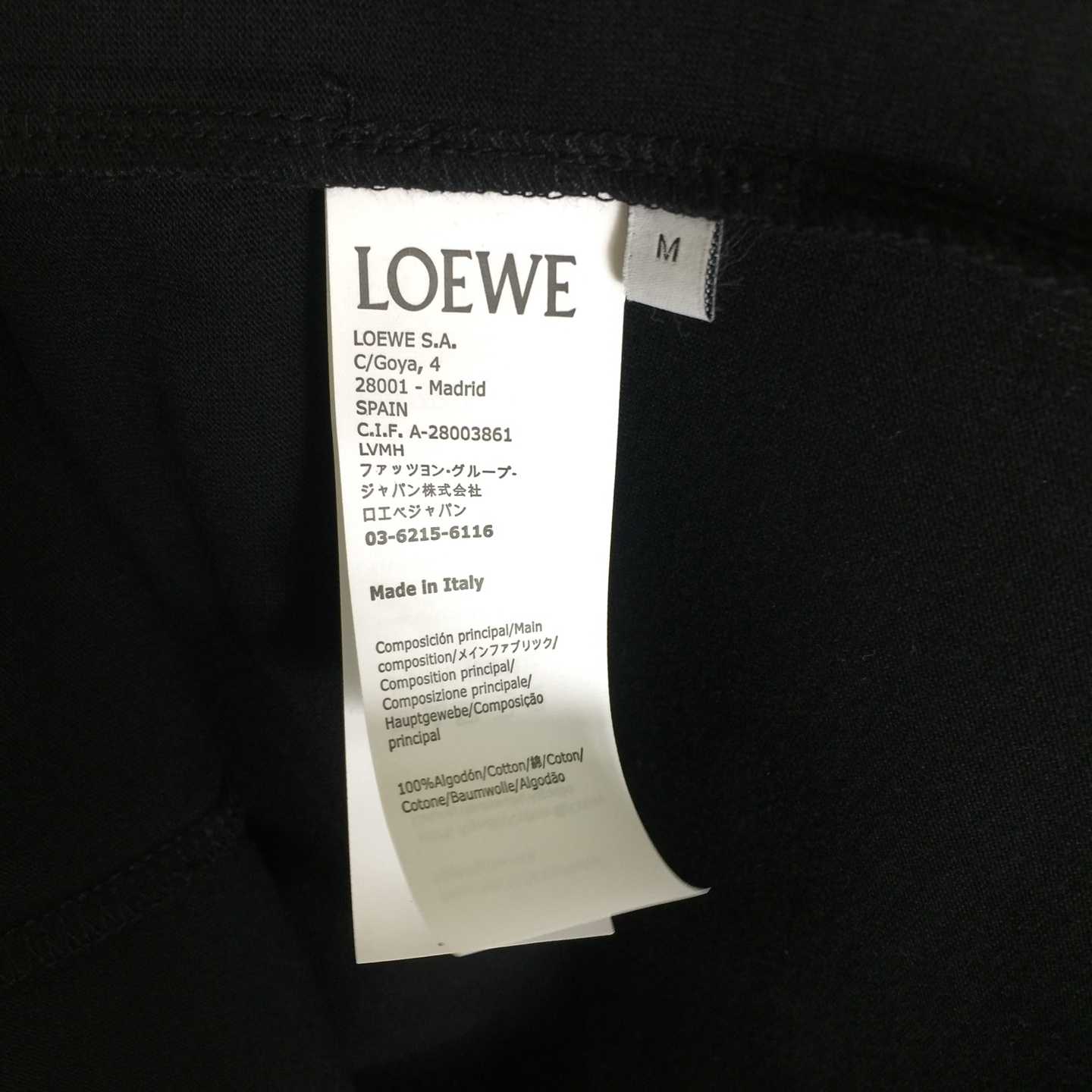 Loewe Relaxed Fit T-shirt In Cotton - EUR FASHION