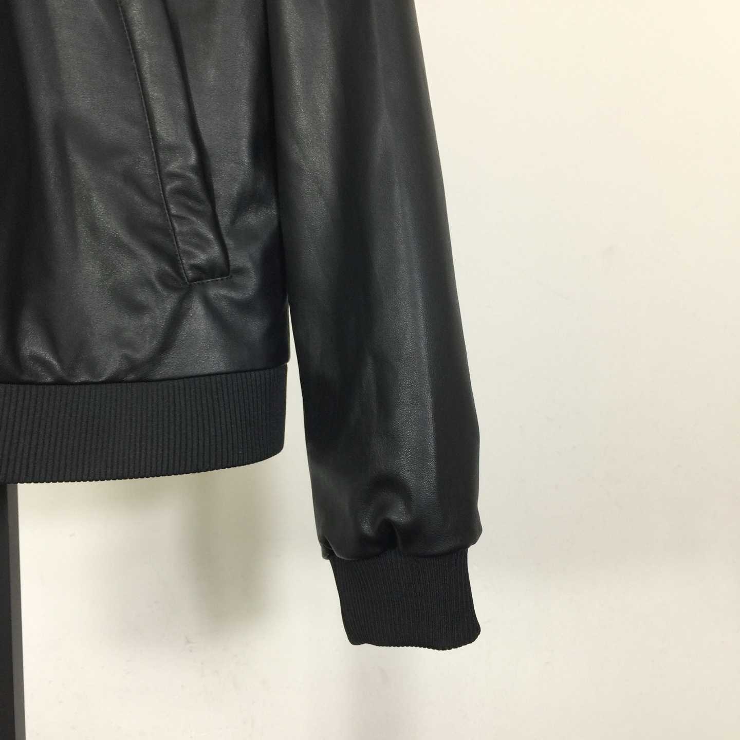 Prada Leather Bomber Jacket - EUR FASHION