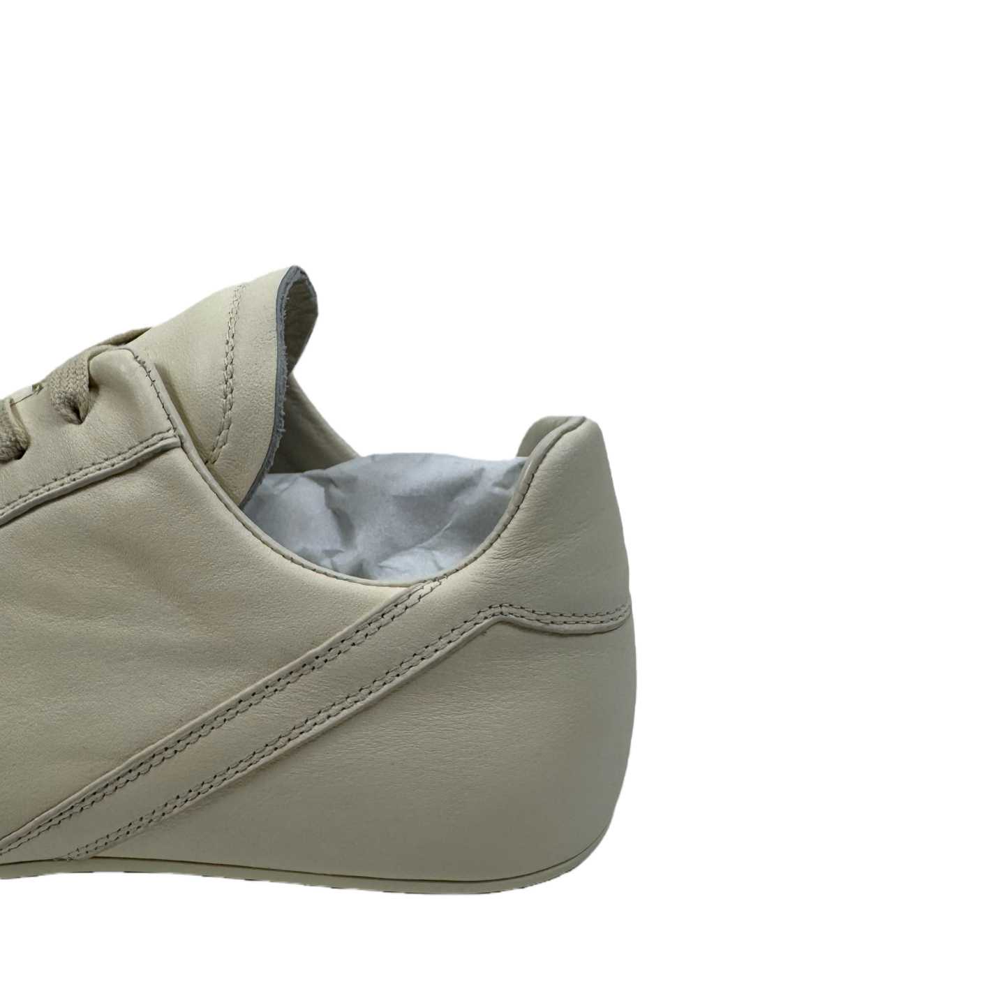 Rick Owens Minimal Sneak Leather Panel Sneakers - EUR FASHION