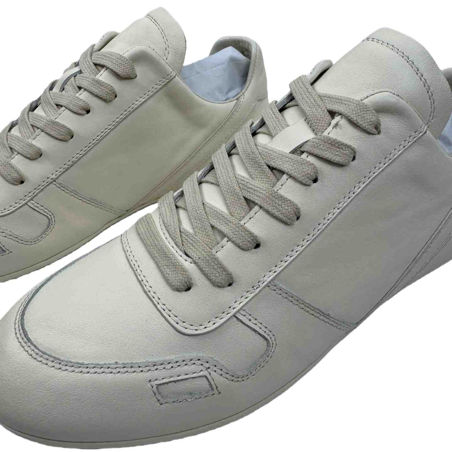 Rick Owens Minimal Sneak Leather Panel Sneakers - EUR FASHION