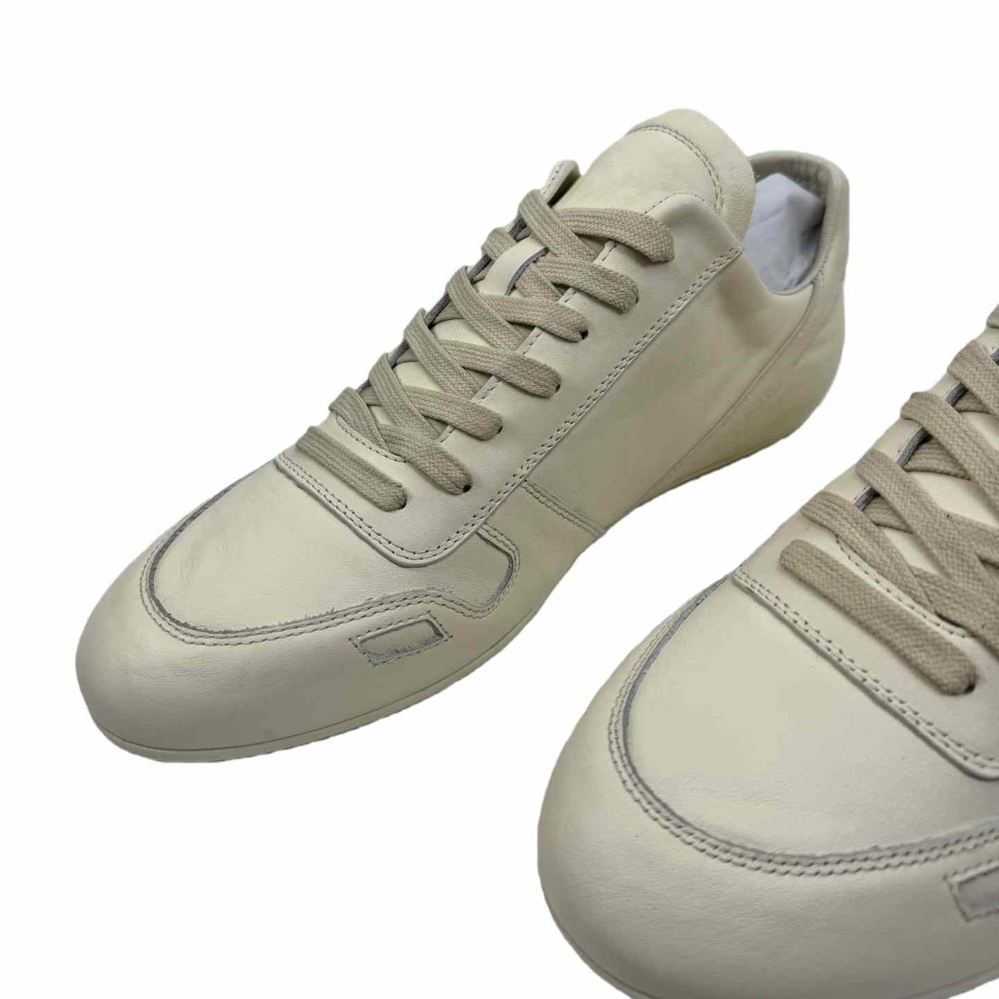 Rick Owens Minimal Sneak Leather Panel Sneakers - EUR FASHION