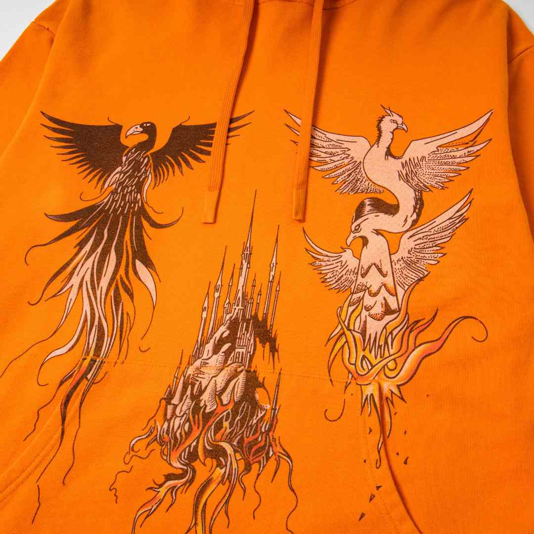 Who Decides War Nefarious Bird-print Hoodie - EUR FASHION