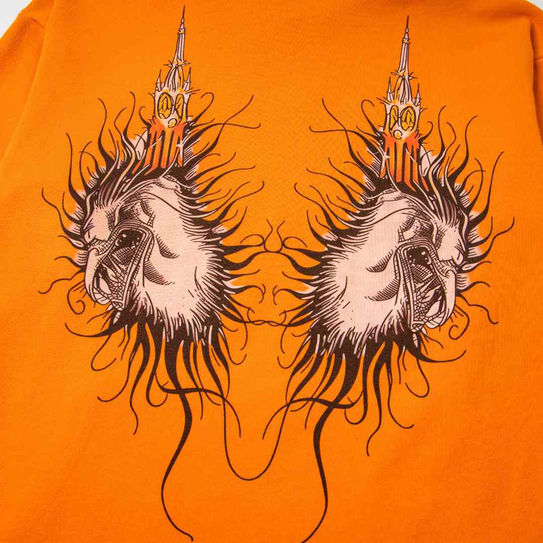 Who Decides War Nefarious Bird-print Hoodie - EUR FASHION