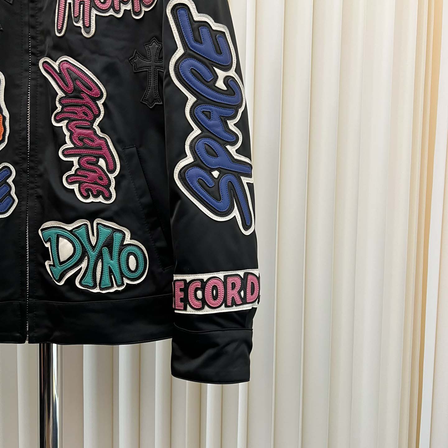 Chrome Hearts Matty Boy Cross patch Zip Up Jacket  - EUR FASHION