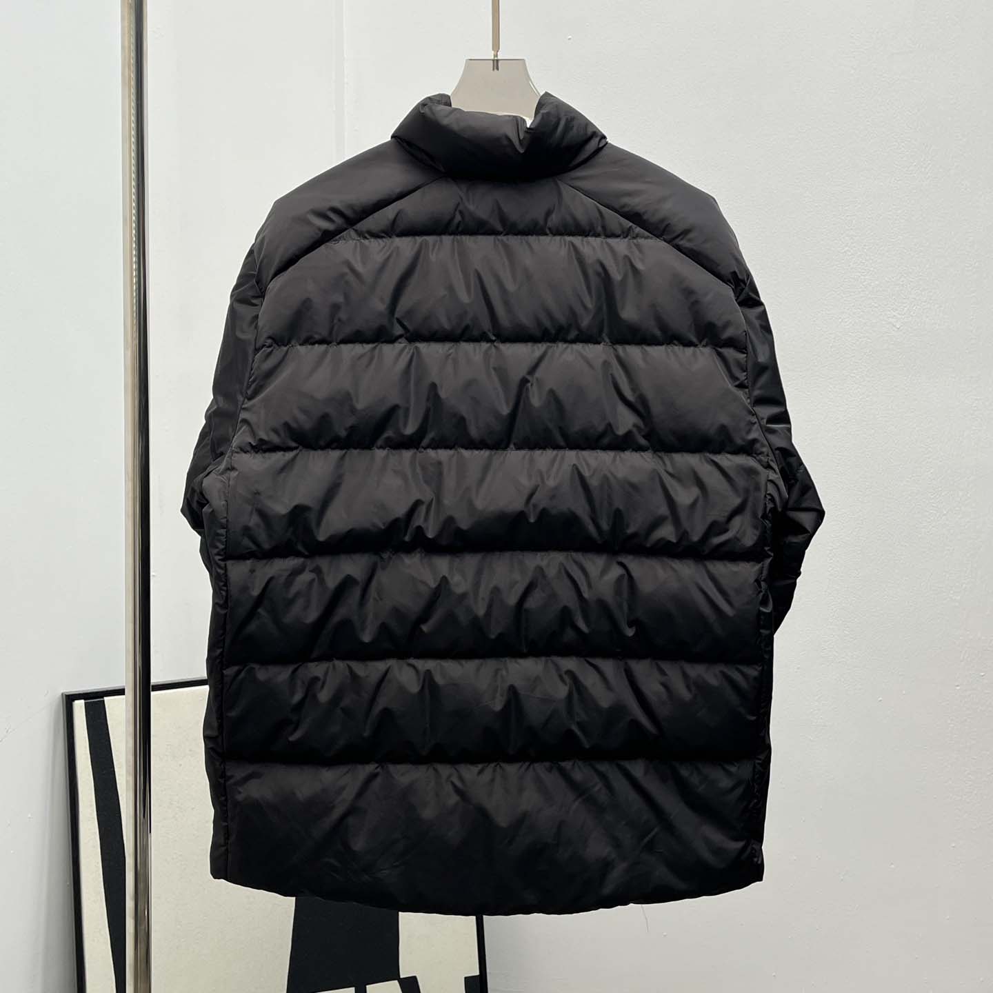 Prada Re-nylon Down Jacket In Black - EUR FASHION