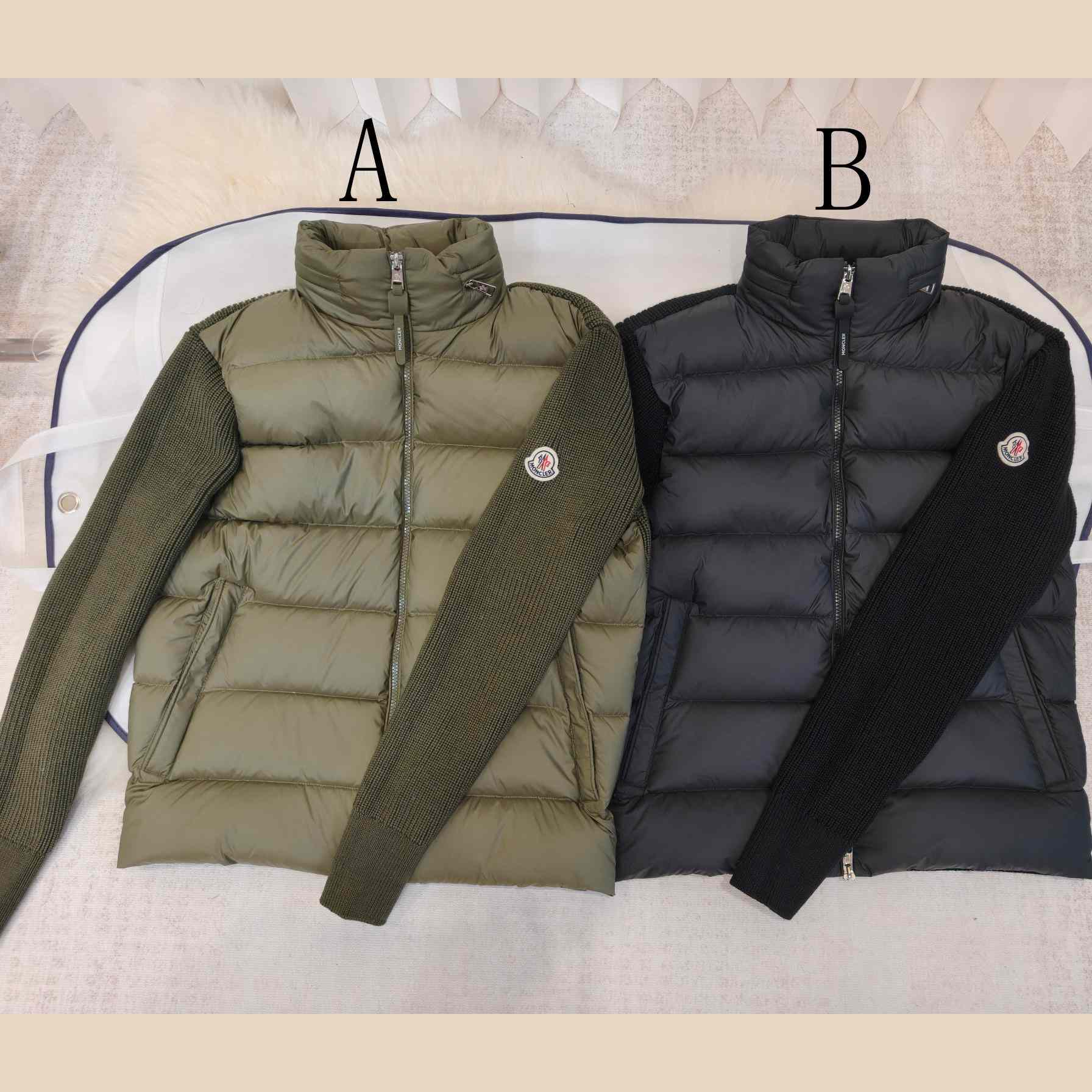 Moncler Padded Wool & Cashmere Zip-Up Cardigan - EUR FASHION