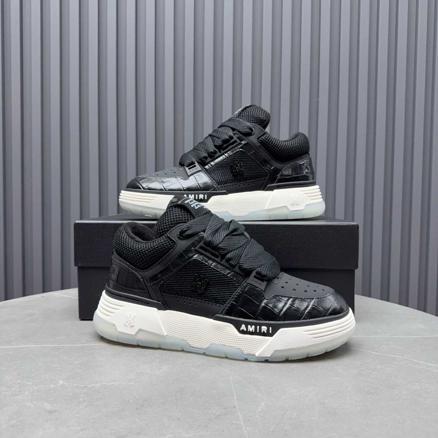 Amiri Croc Debossed Ma-1 - EUR FASHION