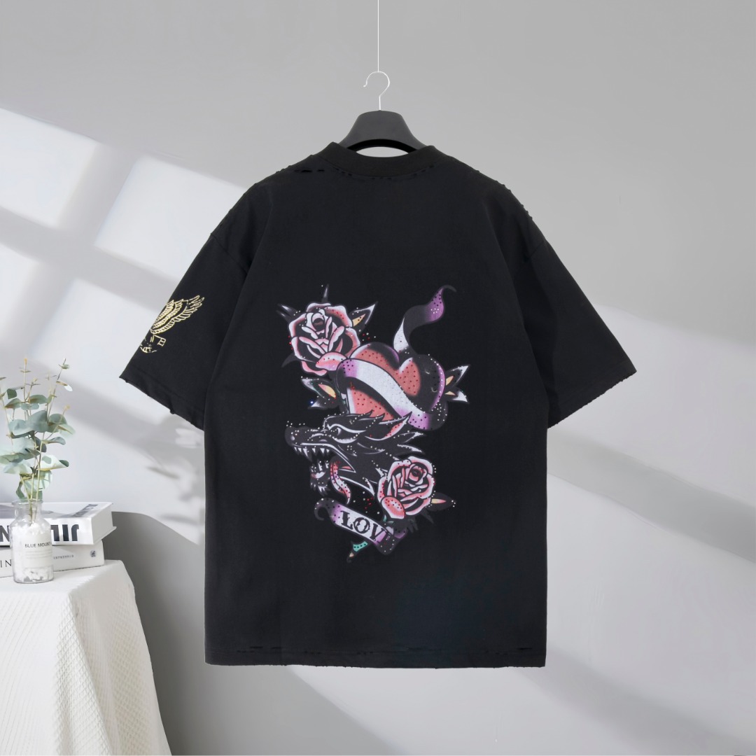 Balenciaga Printed T-shirt - EUR FASHION