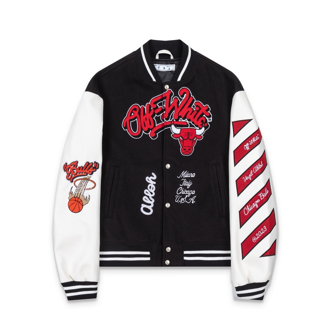 Off-White™ c/o Chicago Bulls Black Varsity - EUR FASHION
